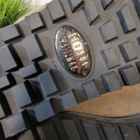 Stuart Weitzman Suede Hidden Wedge Slouch Faux Fur Lined Winter Boots Size 11 - Picture 13 of 15